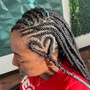 2 feed in braids