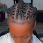 Kid’s stitch braids (boys) 8-10 braids