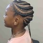 Wig braid down