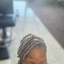 Two stand twist on natural hair with wash