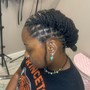 Large Knotless Braids