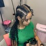 6 to 8 Feed In Braids