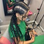 6 to 8 Feed In Braids