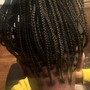 Knotless Braids hair inculed