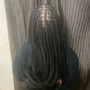 Extra Small Knotless Braids