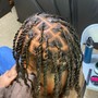 Natural hair twist