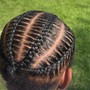 Kid’s stitch braids (boys) 8-10 braids