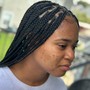 Medium knotless Braids