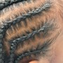 Flat Two Strand Twists Medium