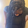 large knotless braids