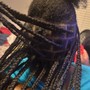 large knotless braids