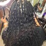 Natural two strand twist with extension/passion/kinky