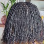 Natural two strand twist with extension/passion/kinky