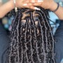 Large Knotless Braids