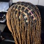 Shoulder Boho Knotless Braids