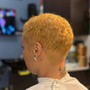 Bleach and Tone on Short Natural Hair