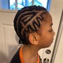 Kid's updo style