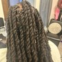 Boho Knotless Braids with Frontal