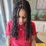 Medium Box Braids: KNOTLESS