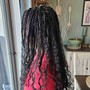 Medium Box Braids: KNOTLESS