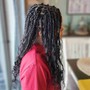 Medium Box Braids: KNOTLESS