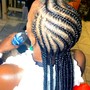 Box Braids over locs