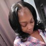 Sew-In Weave with leave out