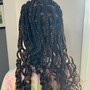 Medium French Curl Braids