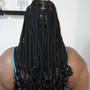 Large Knotless box braids