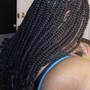 Small Knotless Box Braids