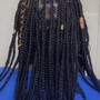 Small Knotless Box Braids