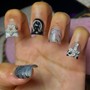 Hand drawn nail art (each)