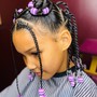 Kid's Braids (individual with beads)