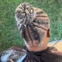 Cornrows- braid down