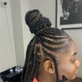 Knotless braid