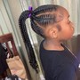 Kid's Medium Knotless Braids