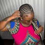 Wig cornrows Braids