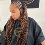 Fulani Boho knotless Braids- 13 and up