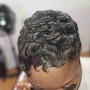 Men half head twist