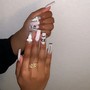 Short acrylic nails