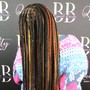 Small Knotless Box Braids