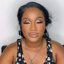 Extended ponytail & soft Glam Makeup