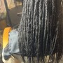 Meduim Knotless Braids Butt Length