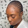 Small Feed In Braids (12-20 Braids)