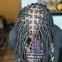 Small Box Braids bob