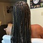 2-4 straight back braids