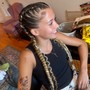 2 Feed In Braids