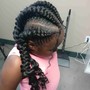 Wig braid down