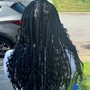 Boho Invisible Locs (Lower back length)