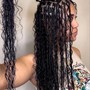 Large Knotless Braids